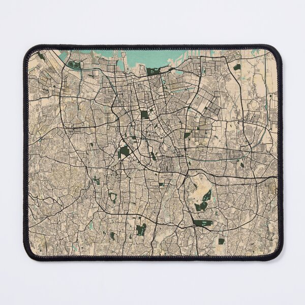 Item preview, Jakarta City Map of Indonesia - Vintage designed and sold by deMAP.