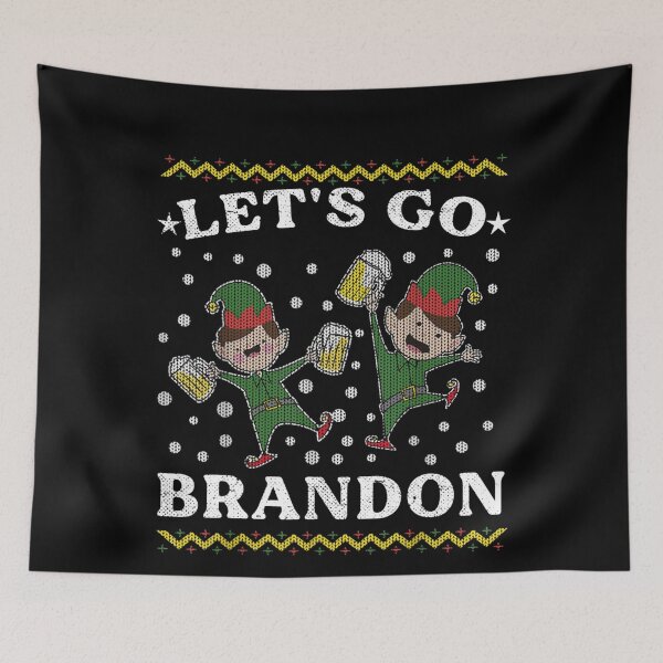 Item preview, Let's Go Branson Brandon Anti Biden Chant Ugly Christmas Shirt designed and sold by georgiab491mic.