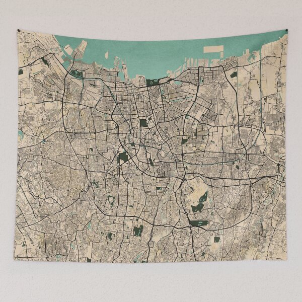 Item preview, Jakarta City Map of Indonesia - Vintage designed and sold by deMAP.