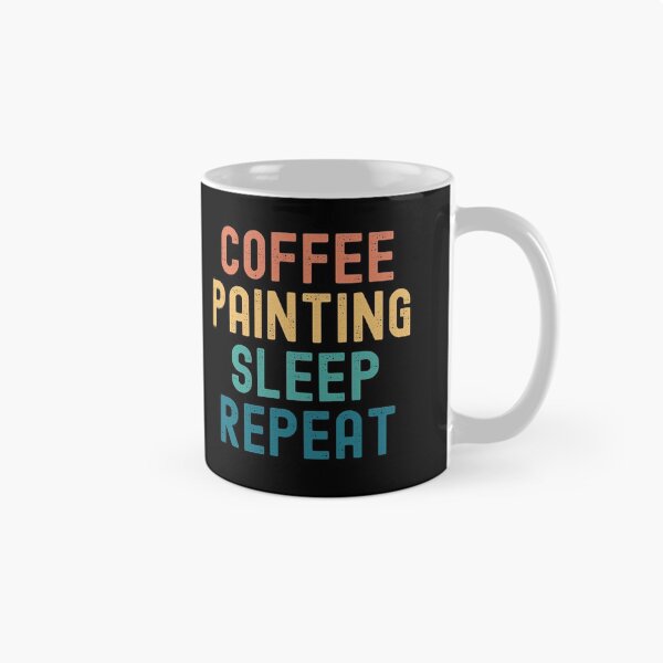 Artikelvorschau, Kaffeemalerei-Schlafwiederholung - Lustiges Malerei- und Kaffeegeschenk entworfen und verkauft von kindxinn.