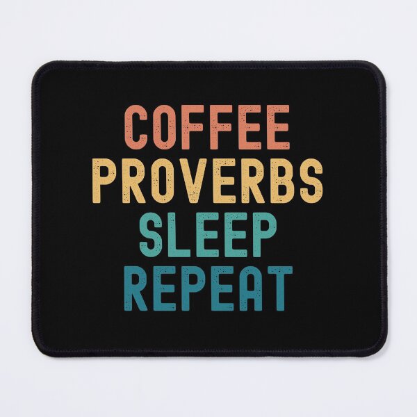 Item preview, Coffee Proverbs Sleep Repeat - Funny Proverbs & Coffee Gift designed and sold by kindxinn.