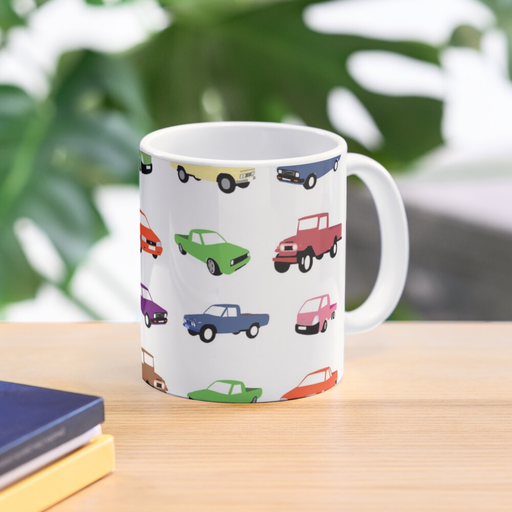 Utility trucks and cars Coffee Mug