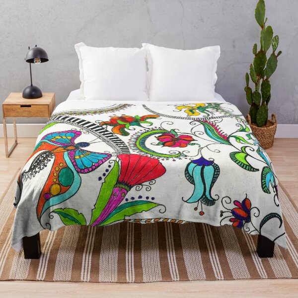 Item preview, Floral zentangle designed and sold by Design-Arte.