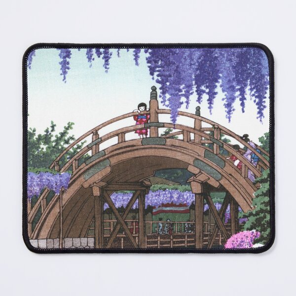 Item preview, Wisteria at Kameido by Kawase Hasui designed and sold by Takeda-art.