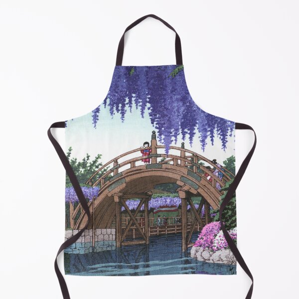 Item preview, Wisteria at Kameido by Kawase Hasui designed and sold by Takeda-art.