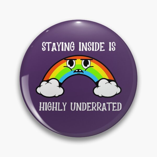Item preview, staying inside is highly underrated - funny introvert  designed and sold by Hoetoons.