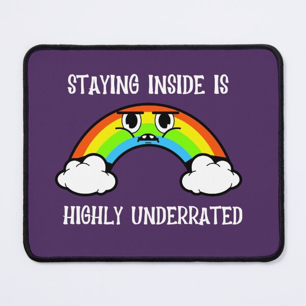 Item preview, staying inside is highly underrated - funny introvert  designed and sold by Hoetoons.