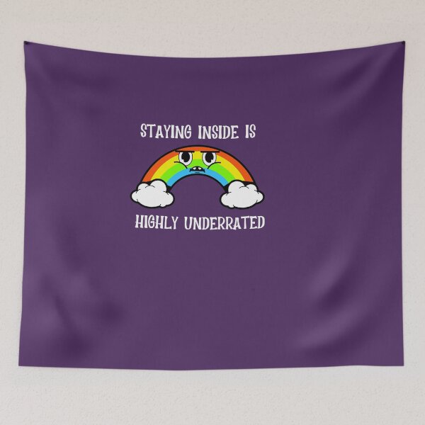 Item preview, staying inside is highly underrated - funny introvert  designed and sold by Hoetoons.
