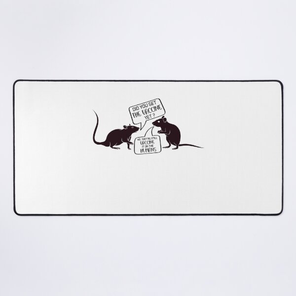 Item preview, Funny Rat Vaccine - Did You Get The Vaccine Yet ? designed and sold by Eamali.