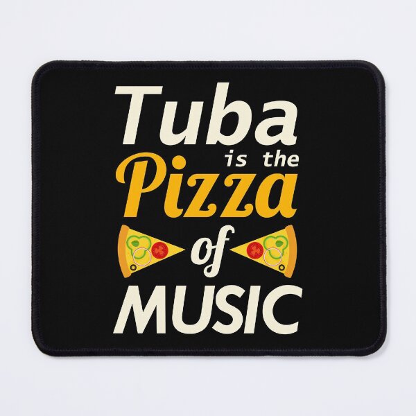 Item preview, Tuba Marching Band Player Musical Instrument Pizza Funny Saying Gift designed and sold by TastefulTees.