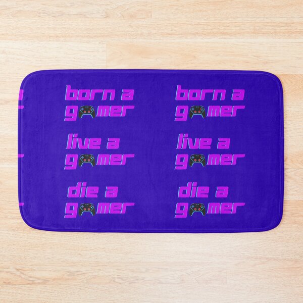 Item preview,  Born A Gamer Live A Gamer Die A Gamer - Funny Gaming Quotes designed and sold by LMoonDesigns.