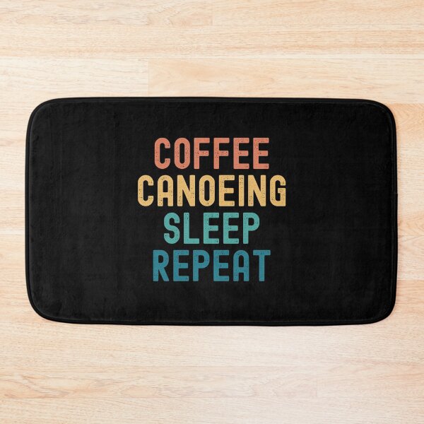 Item preview, Coffee Canoeing Sleep Repeat - Funny Canoeing & Coffee Gift designed and sold by kindxinn.