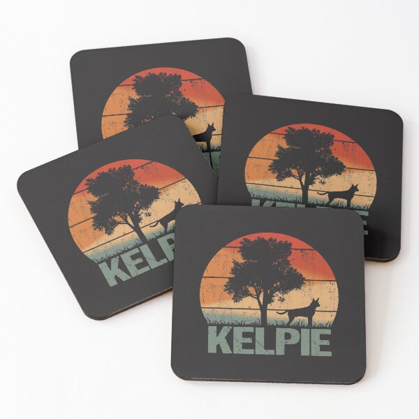 Item preview, Australian Kelpie Dog Vintage Retro designed and sold by richter74.