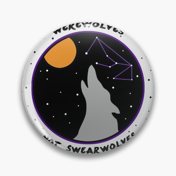 Item preview, Werewolves Not Swearwolves Sticker designed and sold by MarkusWicklein.