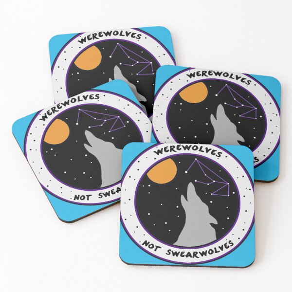Item preview, Werewolves Not Swearwolves Sticker designed and sold by MarkusWicklein.