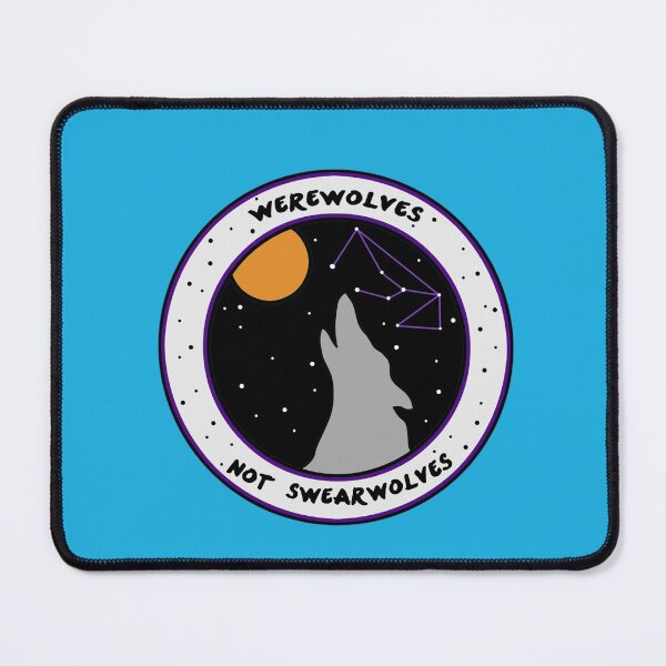 Item preview, Werewolves Not Swearwolves Sticker designed and sold by MarkusWicklein.