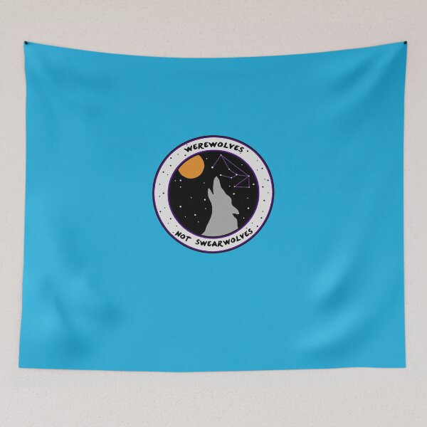 Item preview, Werewolves Not Swearwolves Sticker designed and sold by MarkusWicklein.