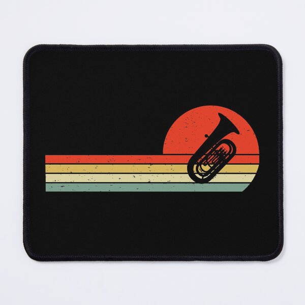 Item preview, Vintage Retro Sunset Tuba Marching Band Player Musical Instrument Gift designed and sold by TastefulTees.