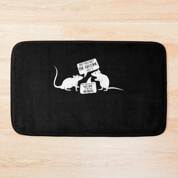Item preview, Vacuna divertida para ratas: ¿ya te pusiste la vacuna? designed and sold by Eamali.