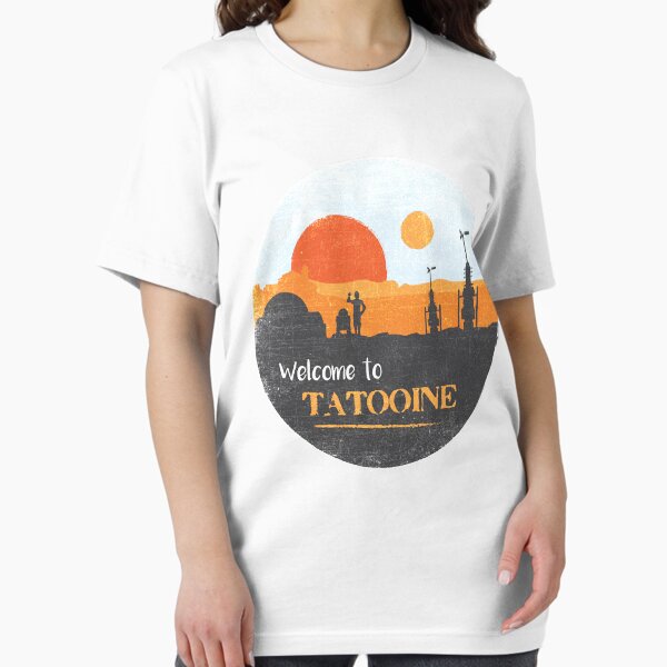Vista previa del artículo con la obra «Bienvenido a Tatooine», diseñado y vendido por DavidDelaney1.