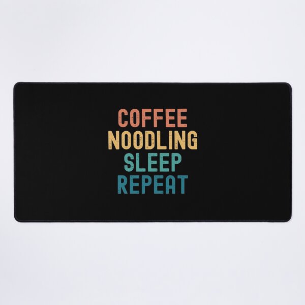 Item preview, Coffee Noodling Sleep Repeat - Funny Noodling & Coffee Gift designed and sold by kindxinn.