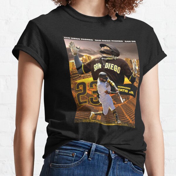 Nike Women's San Diego Padres Fernando Tatis Jr. #23 Brown T-Shirt