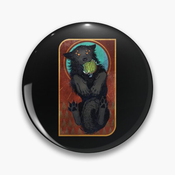 Item preview, The Dread Wolf Fen&x27;Harel Sticker designed and sold by AndreasBischof.