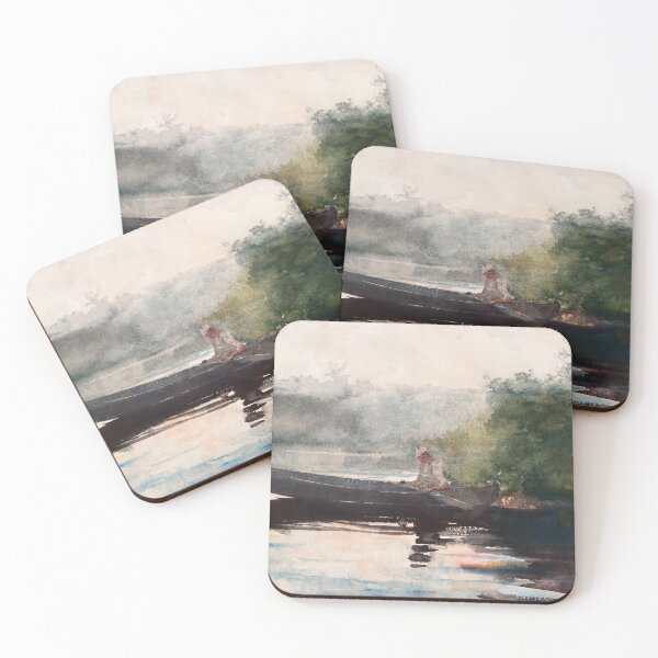 Item preview, Watercolor Painting The End of the Day, Adirondacks (1890) by Winslow Homer designed and sold by Designedbysm.