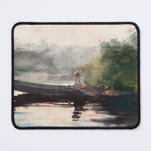Item preview, Watercolor Painting The End of the Day, Adirondacks (1890) by Winslow Homer designed and sold by Designedbysm.