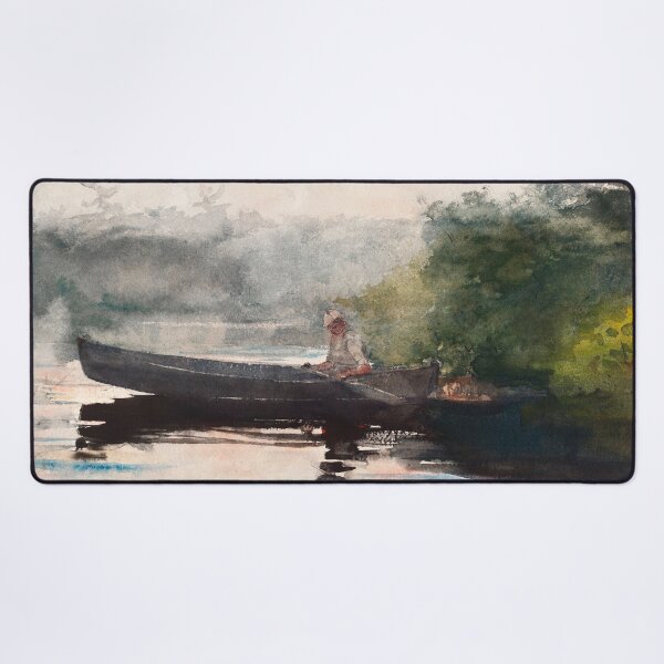 Item preview, Watercolor Painting The End of the Day, Adirondacks (1890) by Winslow Homer designed and sold by Designedbysm.
