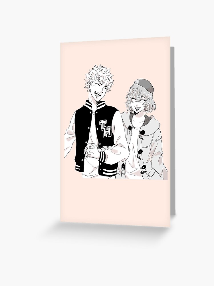 Anime Couple Greeting Cards for Sale