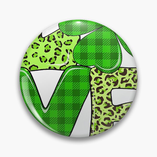 Item preview, Love Postal Life St Patrick Day Leopard And Plaid Shamrock designed and sold by JodyBoling.