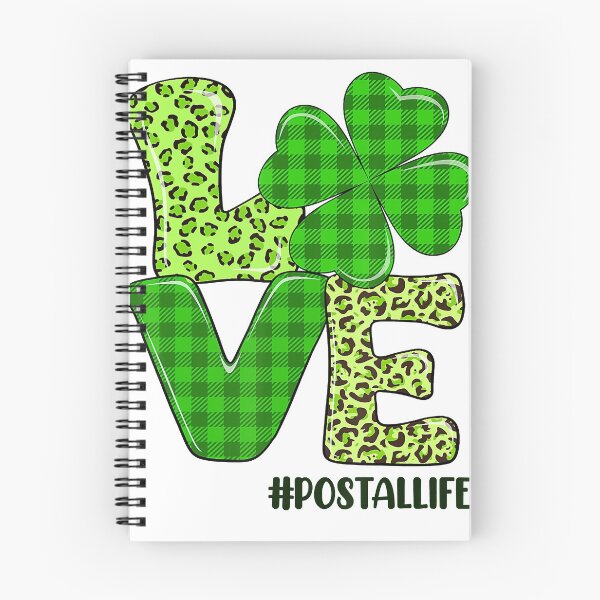 Item preview, Love Postal Life St Patrick Day Leopard And Plaid Shamrock designed and sold by JodyBoling.