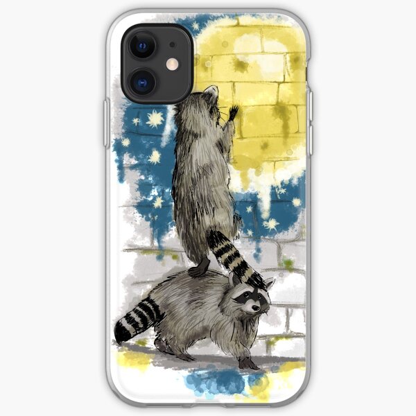Raccoons and hearts iphone 11 case Raccoons and hearts iphone 11 case
