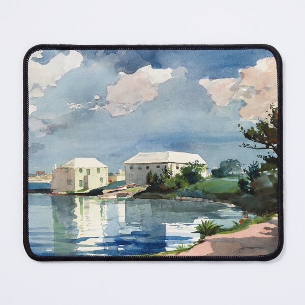 Item preview, Watercolor Painting Salt Kettle, Bermuda (1899) by Winslow Homer designed and sold by Designedbysm.