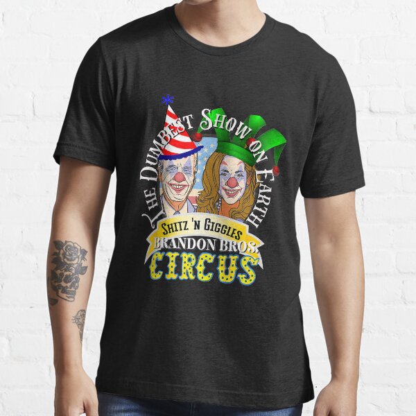 Biden Jingle Joe Giggles Circus Trump 2024 Conservative Essential T-Shirt