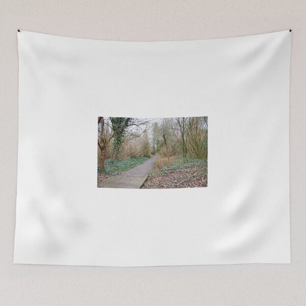 Item preview, Wooden path through the woods. designed and sold by ronsaunders47.