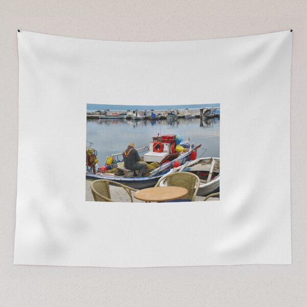 Item preview, FISHERMEN AT WORK.LESBOS. 2 designed and sold by ronsaunders47.