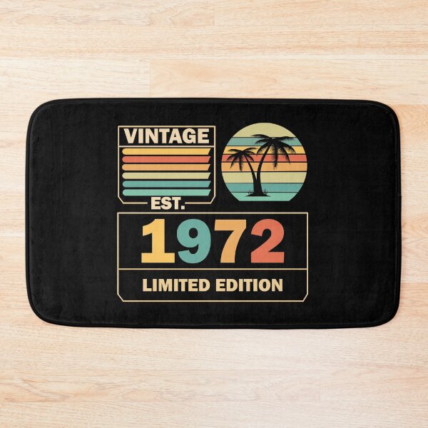 Item preview, Est 1972 Vintage 1972 Limited Edition Birthday designed and sold by Rami Khalifah.