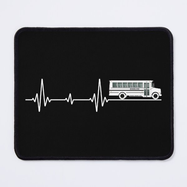 Item preview, School Bus Heartbeat Pulse Drivers Students Gift designed and sold by TastefulTees.