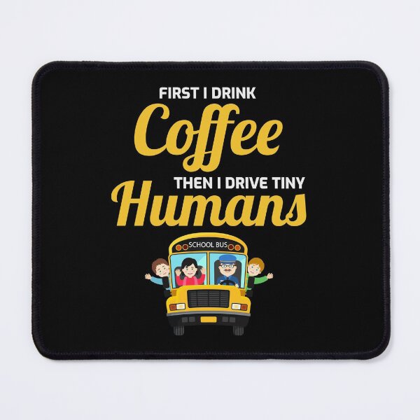 Item preview, Coffee Lovers School Bus Driver Funny Gift designed and sold by TastefulTees.