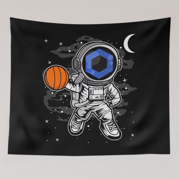 Item preview, Astronaut Basketball Chainlink LINK Coin To The Moon Crypto Token Cryptocurrency Blockchain Wallet HODL designed and sold by AdamRoberts90.