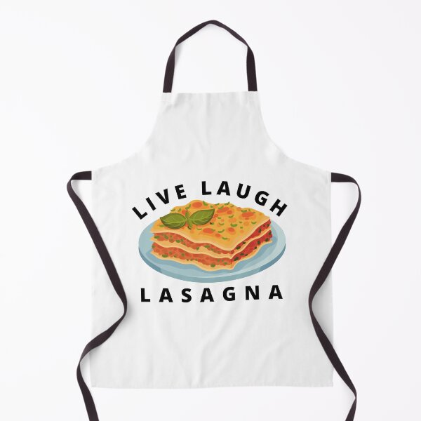 Item preview, Funny Live Laugh Lasagna Sticker designed and sold by Paper Hearteu.