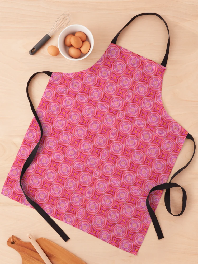 Thumbnail 1 of 6, Apron, Bright Octagonal Pattern designed and sold by Snuggleshark.