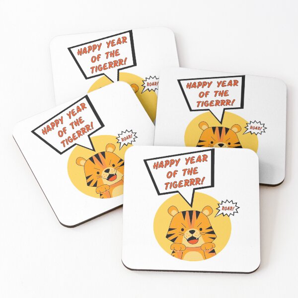 Item preview, Happy Chinese New Year of The Tiger 2022 ROAR ! designed and sold by SparrowLag.