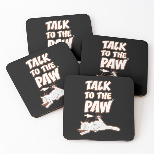 Item preview,  Cat says hey! Talk to the paw ... designed and sold by HFRATELLO.