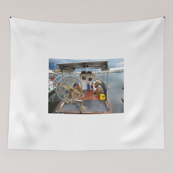 Item preview, Lesbos fishing boats. 3 designed and sold by ronsaunders47.