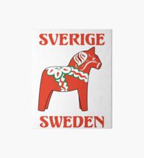 Dala Pferd Schweden Souvenir Galeriedruck