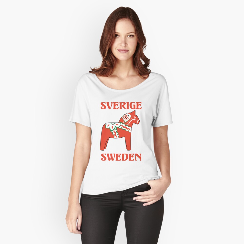 dala horse t shirt