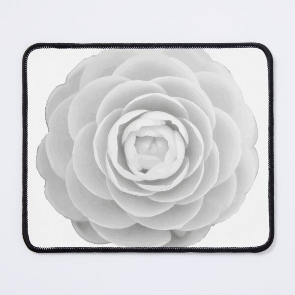 Item preview, Camelia flower in black and white designed and sold by Neon-astronaut1.